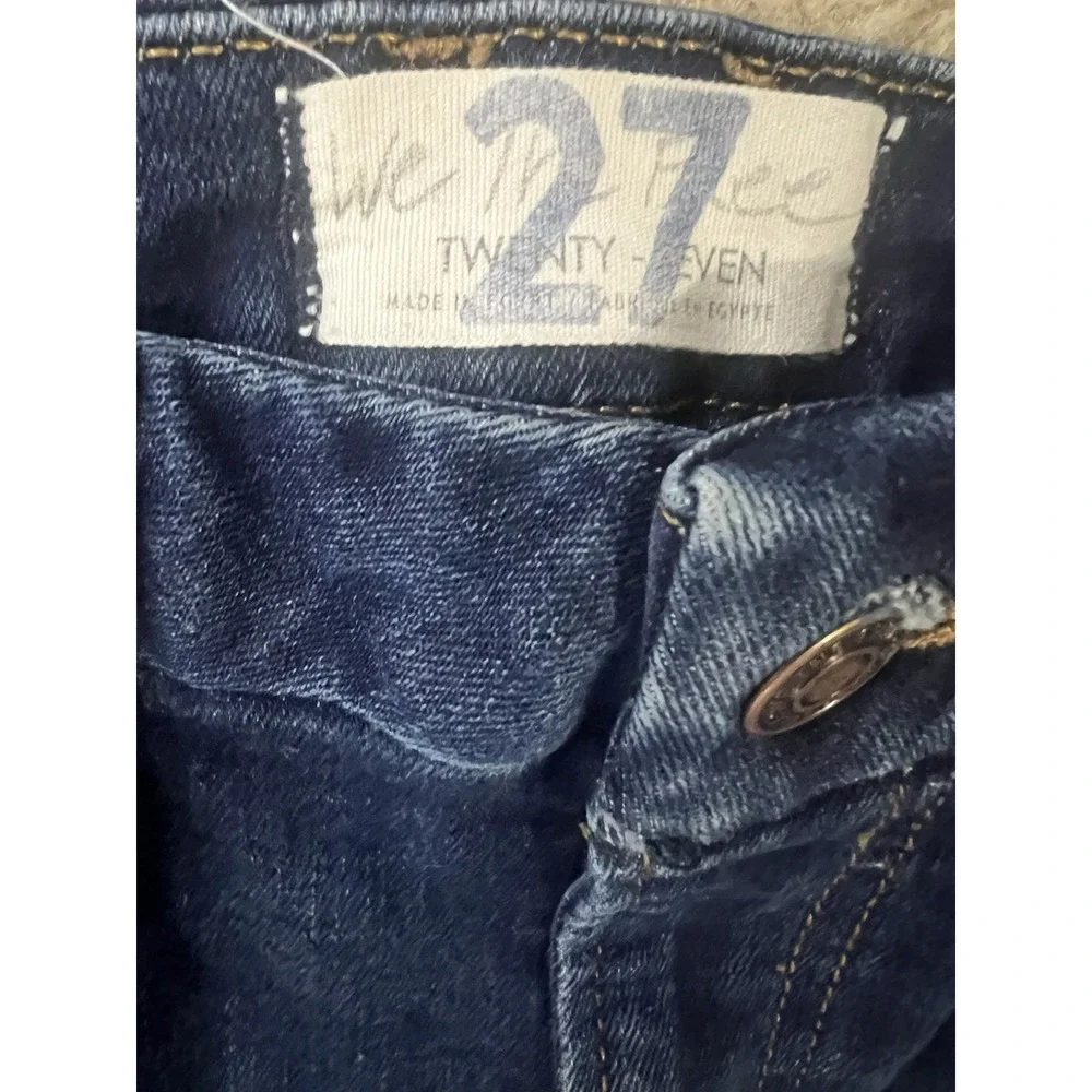 We The Free Free People Jeans‎ Size 27 Blue Denim Festival Feminine Stretch